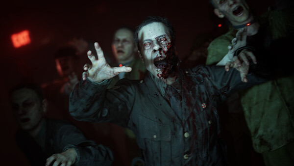 Official Resident Evil Veronica screenshot showing a creature encounter